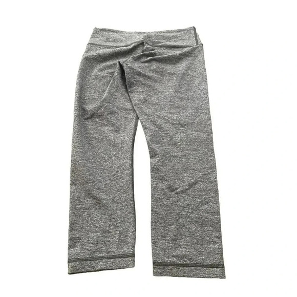 Lululemon Gray high waisted Cropped Legging Size 8 - Picture 1 of 5